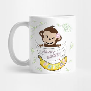 Happy Monkey – of course because is Friday Mug